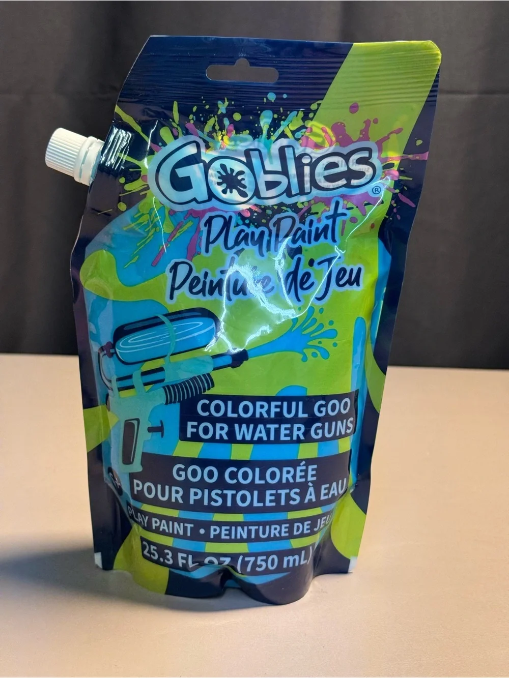 Play Paint Colorful Goo for Water Guns - Blue